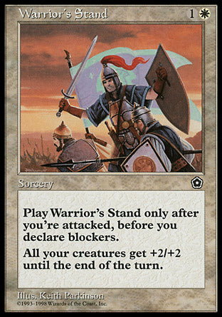 Warrior's Stand (Portal Second Age) Medium Play