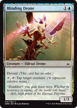 Blinding Drone (Oath of the Gatewatch) Light Play Foil
