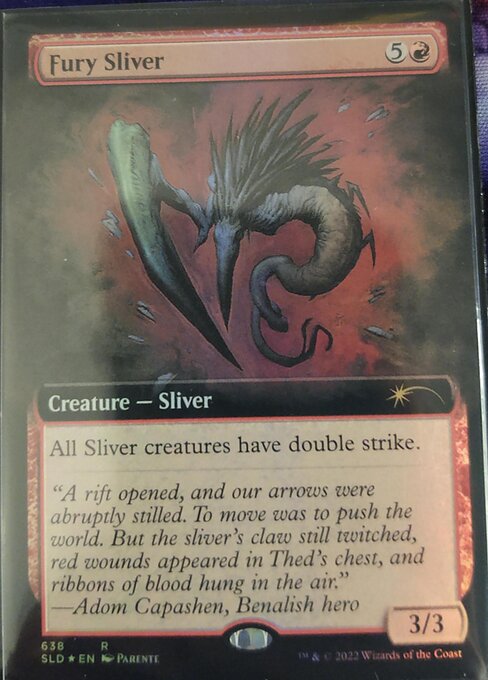 Fury Sliver (Extended Art) (Secret Lair) Near Mint Foil