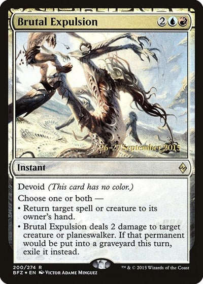Brutal Expulsion (Promos: Prerelease Cards) Light Play Foil