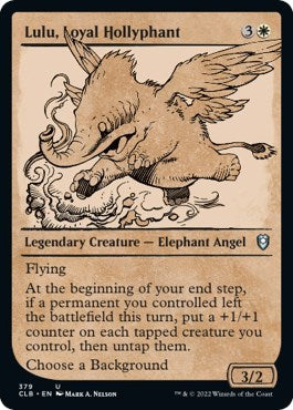 Lulu, Loyal Hollyphant (Showcase) (Commander Legends: Battle for Baldur's Gate) Light Play