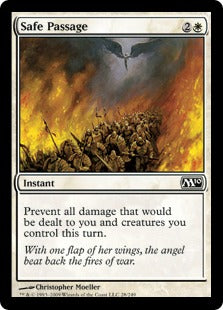 Safe Passage (Magic 2010 Core Set) Medium Play