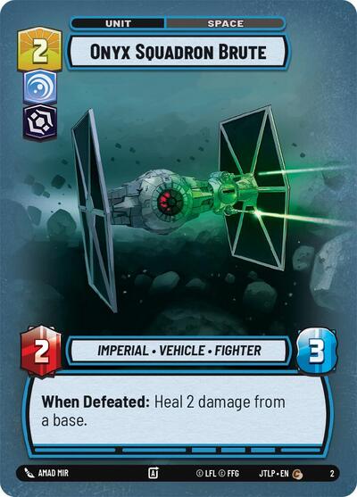 Onyx Squadron Brute (Jump to Lightspeed - Weekly Play Promos) Near Mint