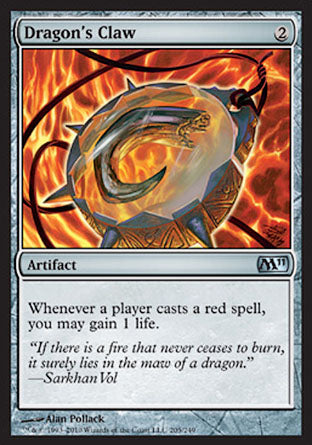 Dragon's Claw (Magic 2011 Core Set) Near Mint