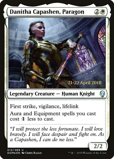 Danitha Capashen, Paragon (Promos: Prerelease Cards) Light Play Foil