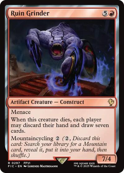 Ruin Grinder (Surge Foil) (Commander: FINAL FANTASY) Light Play Foil