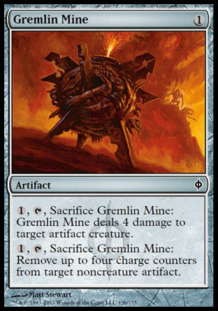 Gremlin Mine (New Phyrexia) Medium Play Foil
