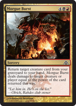 Morgue Burst (Dragon's Maze) Light Play Foil