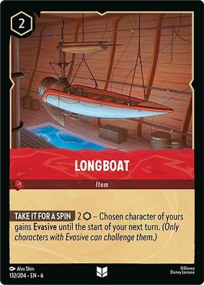 Longboat (Azurite Sea) Near Mint Cold Foil