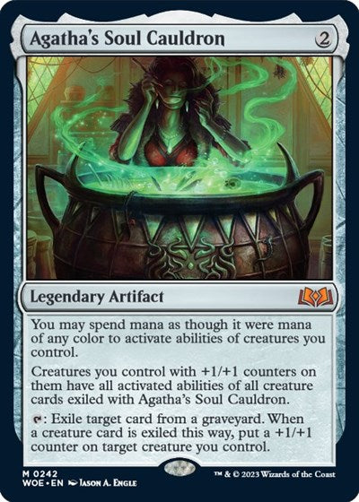 Agatha's Soul Cauldron (Wilds of Eldraine) Damaged / Poor