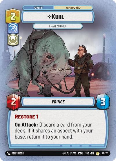 Kuiil I Have Spoken (Shadows of the Galaxy: Weekly Play Promos) Near Mint Foil