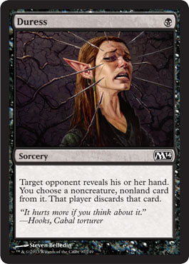 Duress (Magic 2014 Core Set) Near Mint