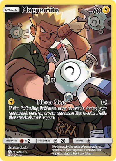 Magnemite (Secret) (SM - Cosmic Eclipse) Near Mint Holofoil