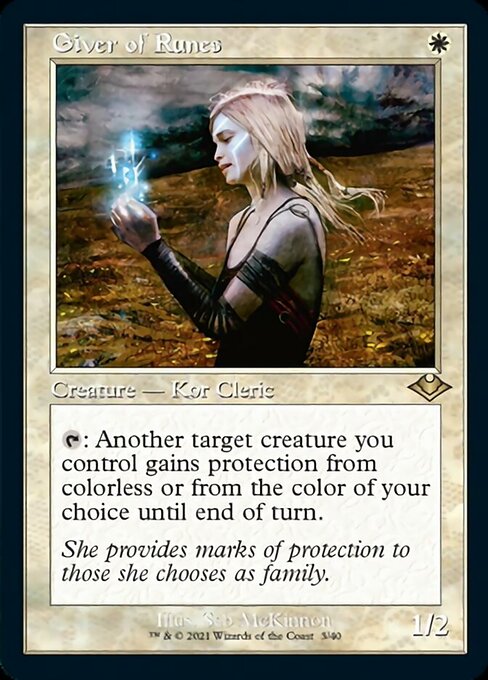 Giver of Runes (Modern Horizons 1 Retro Frames) Medium Play Foil