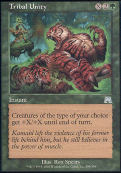 Tribal Unity (Onslaught) Heavy Play Foil