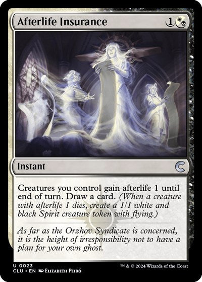 Afterlife Insurance (Ravnica: Clue Edition) Near Mint