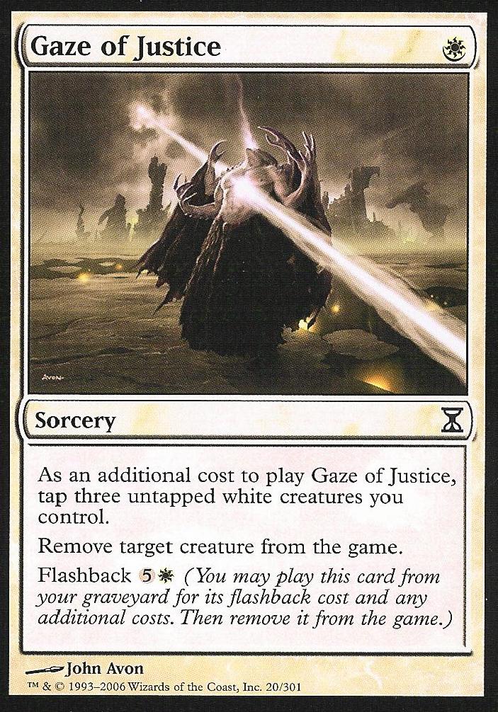 Gaze of Justice (Time Spiral) Near Mint Foil