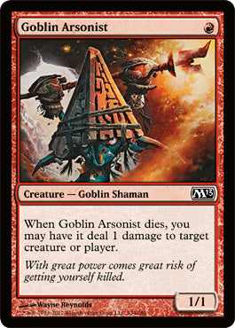 Goblin Arsonist (Magic 2013 Core Set) Light Play Foil