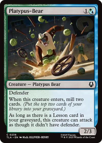 Platypus-Bear (Avatar: The Last Airbender) Near Mint Foil