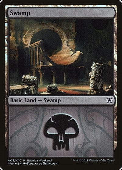 Swamp - Golgari (A05) (Promos: Launch Party and Release Event) Light Play Foil