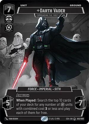 Darth Vader Commanding the First Legion (2024 Convention Exclusive) Near Mint Foil