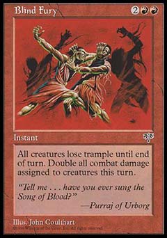 Blind Fury (Mirage) Near Mint