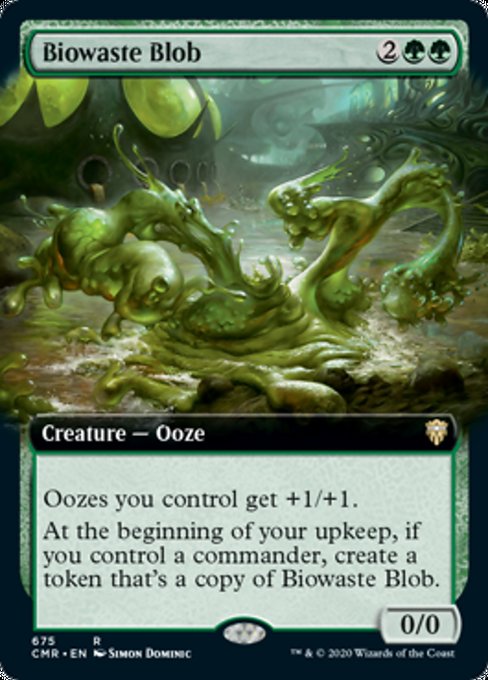 Biowaste Blob (Extended Art) (Commander Legends) Light Play Foil