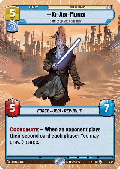 Ki-Adi-Mundi Composed and Confident (Hyperspace) (Twilight of the Republic) Near Mint