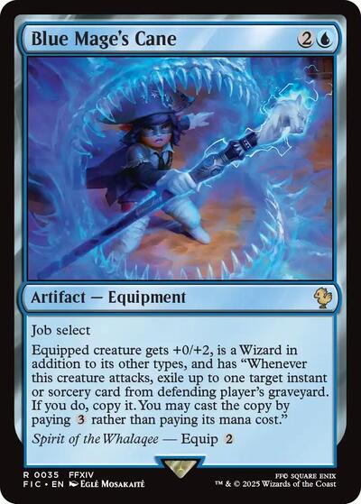 Blue Mage's Cane (Surge Foil) (Commander: FINAL FANTASY) Near Mint Foil