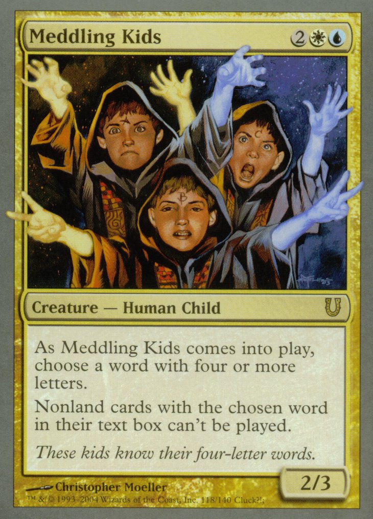 Meddling Kids (Unhinged) Medium Play