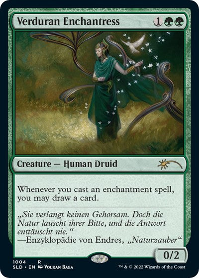 Verduran Enchantress (Secret Lair) Light Play Foil
