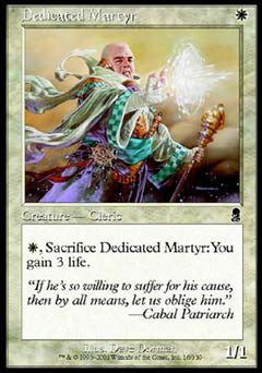 Dedicated Martyr (Odyssey) Medium Play Foil