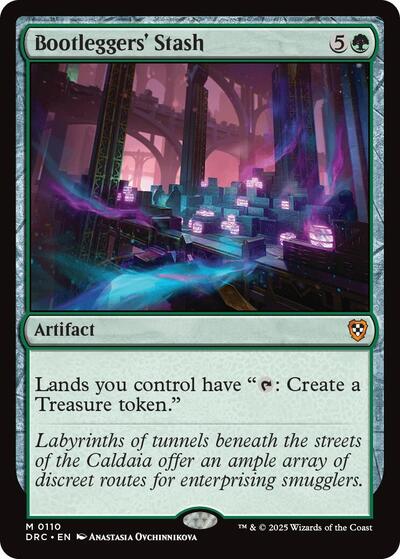 Bootleggers' Stash (Commander: Aetherdrift) Light Play