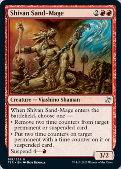 Shivan Sand-Mage (Time Spiral Remastered) Near Mint Foil