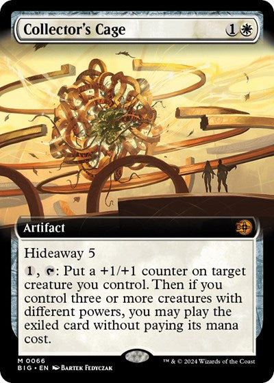 Collector's Cage (Extended Art) (Outlaws of Thunder Junction: The Big Score) Light Play Foil