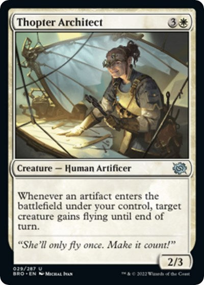 Thopter Architect (The Brothers' War) Light Play