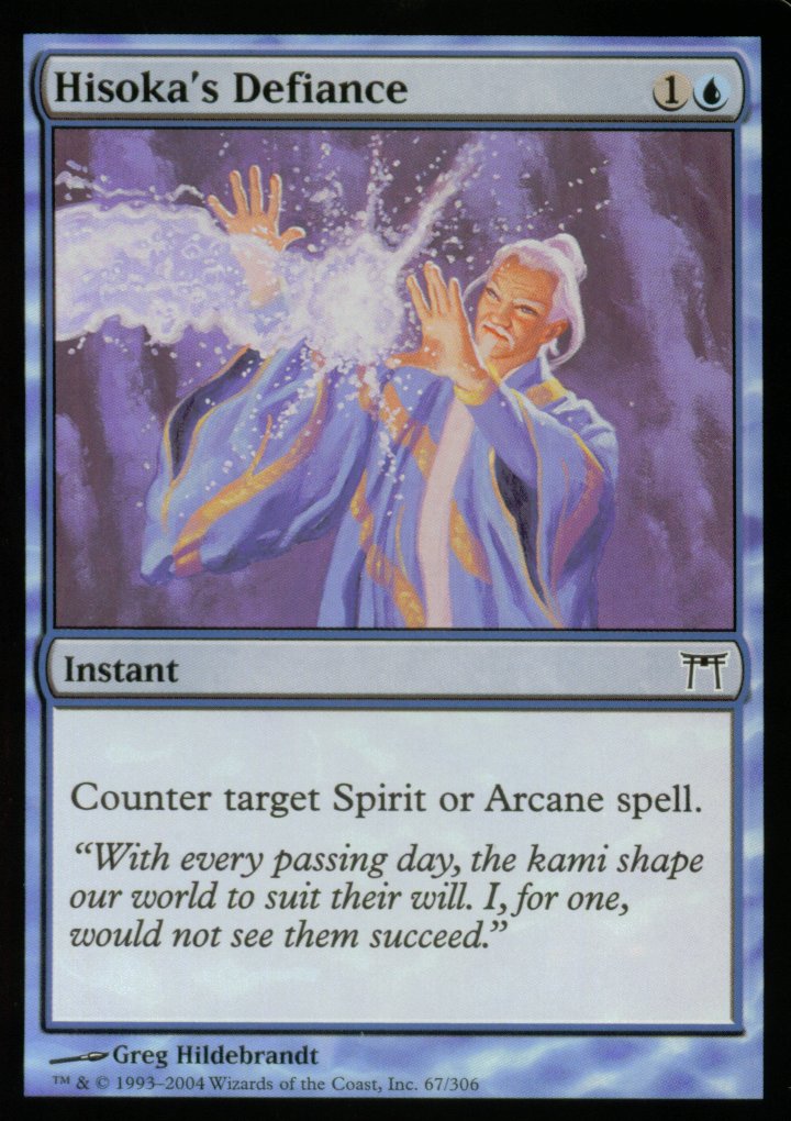 Hisoka's Defiance (Champions of Kamigawa) Medium Play Foil