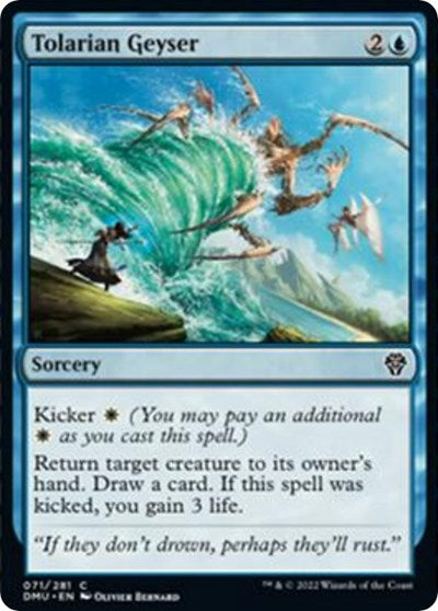 Tolarian Geyser (Dominaria United) Light Play Foil