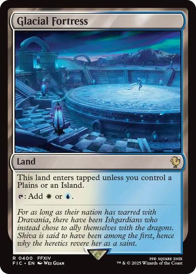 Glacial Fortress (Surge Foil) (Commander: FINAL FANTASY) Light Play Foil