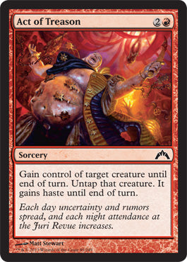 Act of Treason (Gatecrash) Light Play Foil