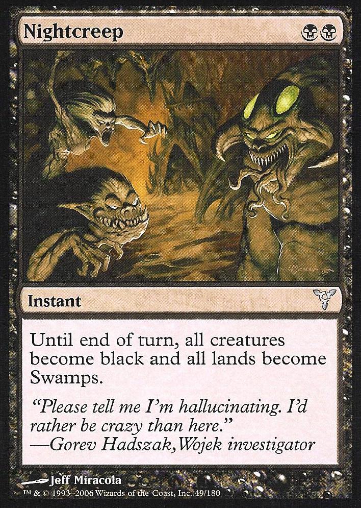 Nightcreep (Dissension) Medium Play Foil