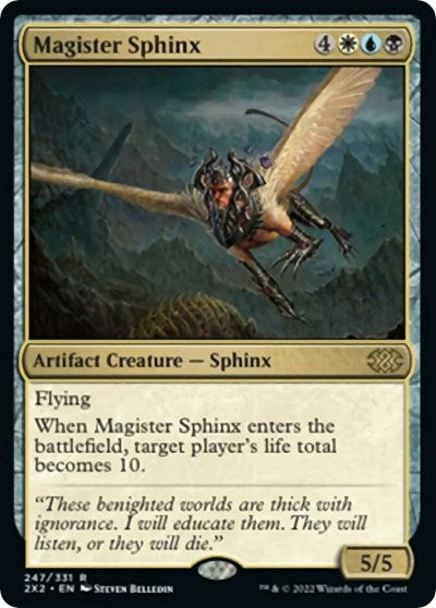 Magister Sphinx (Double Masters 2022) Near Mint Foil