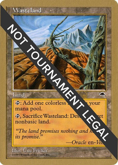 Wasteland - 1999 Mark Le Pine (TMP) (World Championship Decks) Heavy Play