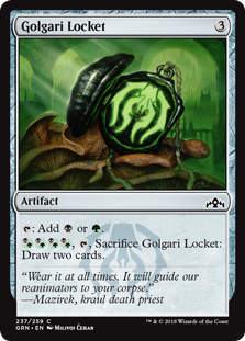 Golgari Locket (Guilds of Ravnica) Light Play