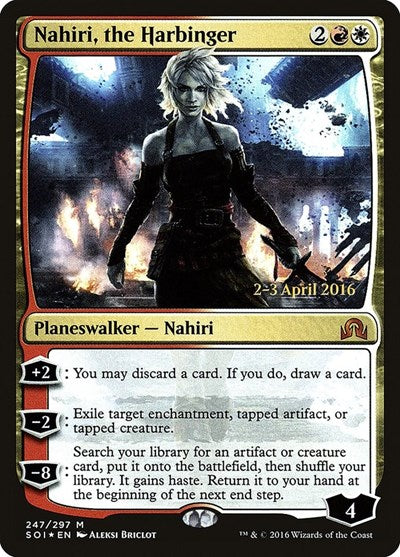 Nahiri, the Harbinger (Promos: Prerelease Cards) Light Play Foil