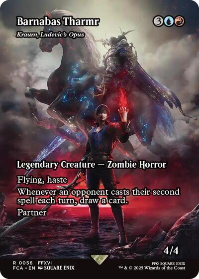 Barnabas Tharmr - Kraum, Ludevic's Opus (Showcase) (Universes Beyond: FINAL FANTASY: Through the Ages) Near Mint Foil
