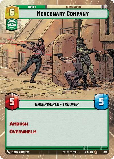Mercenary Company (Hyperspace) (Shadows of the Galaxy) Near Mint