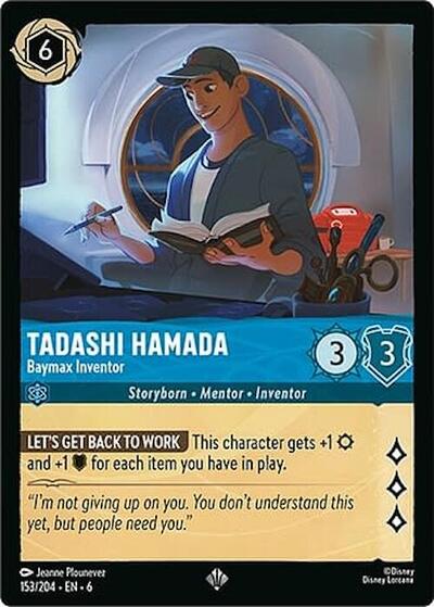 Tadashi Hamada - Baymax Inventor (Azurite Sea) Near Mint Cold Foil