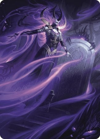 Ashiok, Wicked Manipulator Art Card (10/81) (Art Series: Wilds of Eldraine) Near Mint