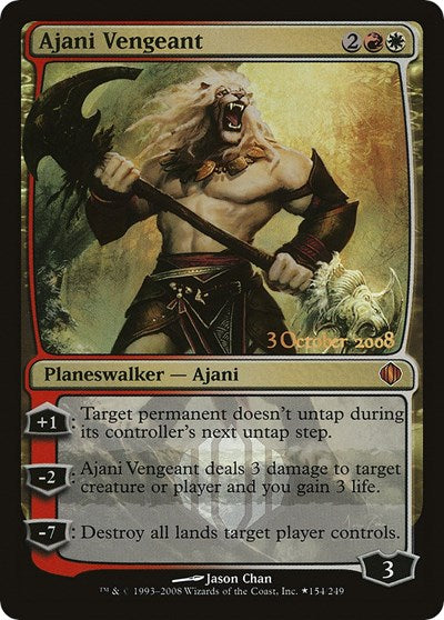 Ajani Vengeant (Promos: Launch Party and Release Event) Damaged / Poor Foil